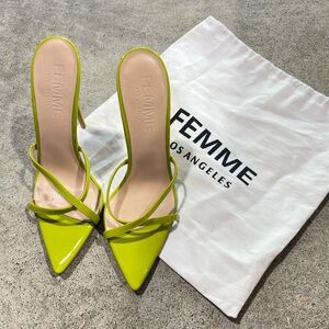 Femme 3 inches Lime Heel